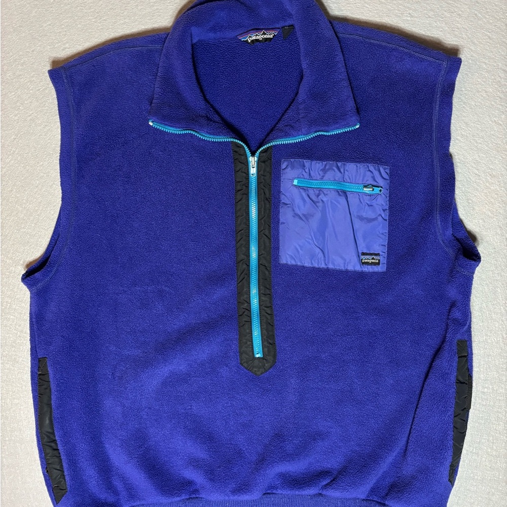 Patagonia Synchilla Men's Vintage Fleece Vest Size XL Made In USA